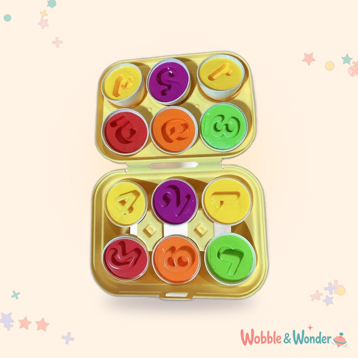 6 Number Eggs