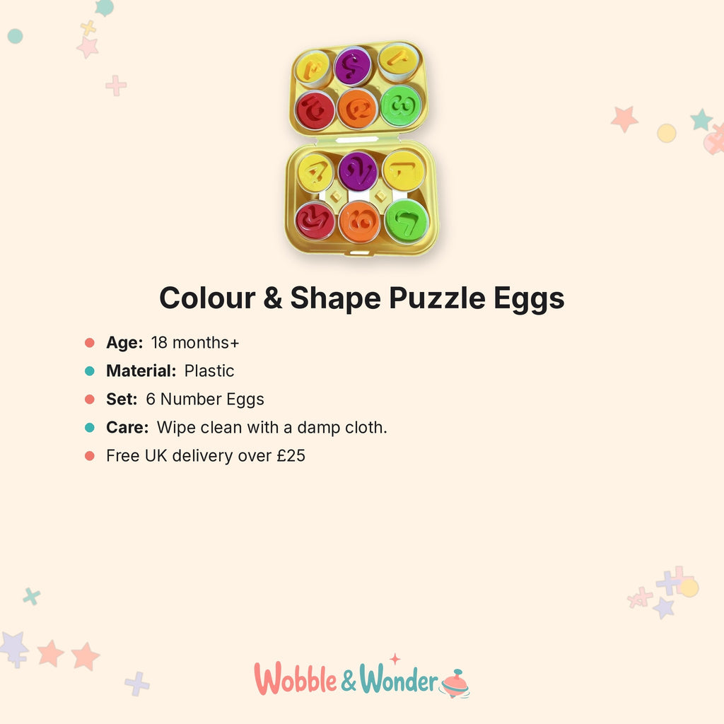 6 Number Eggs
