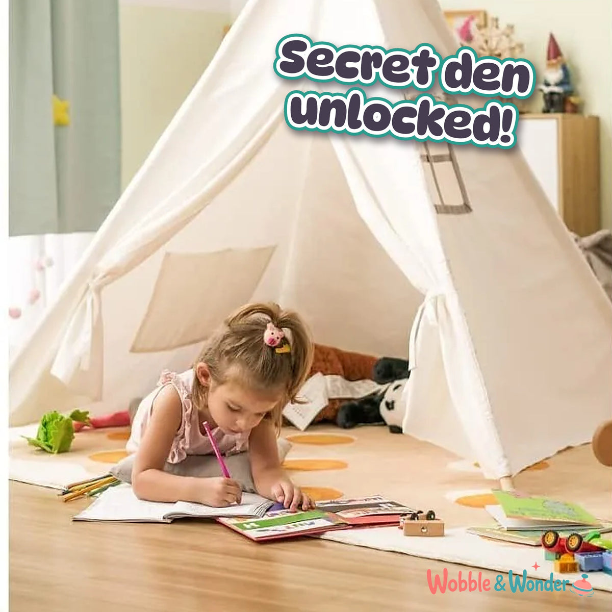 Cotton Teepee Play Tent