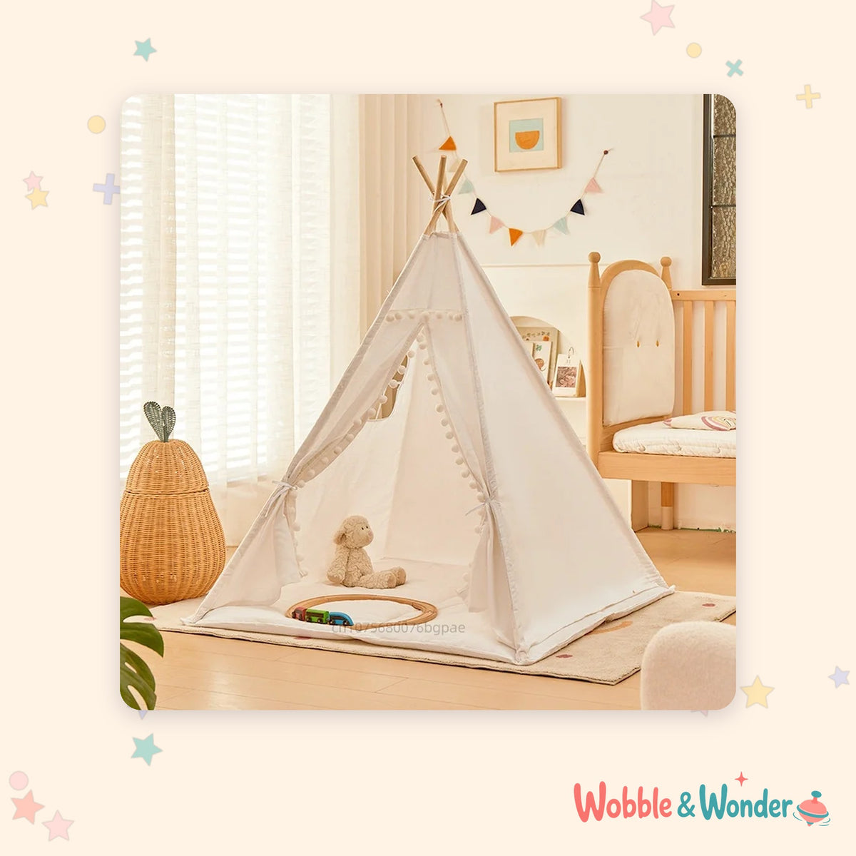 Cotton Teepee Play Tent