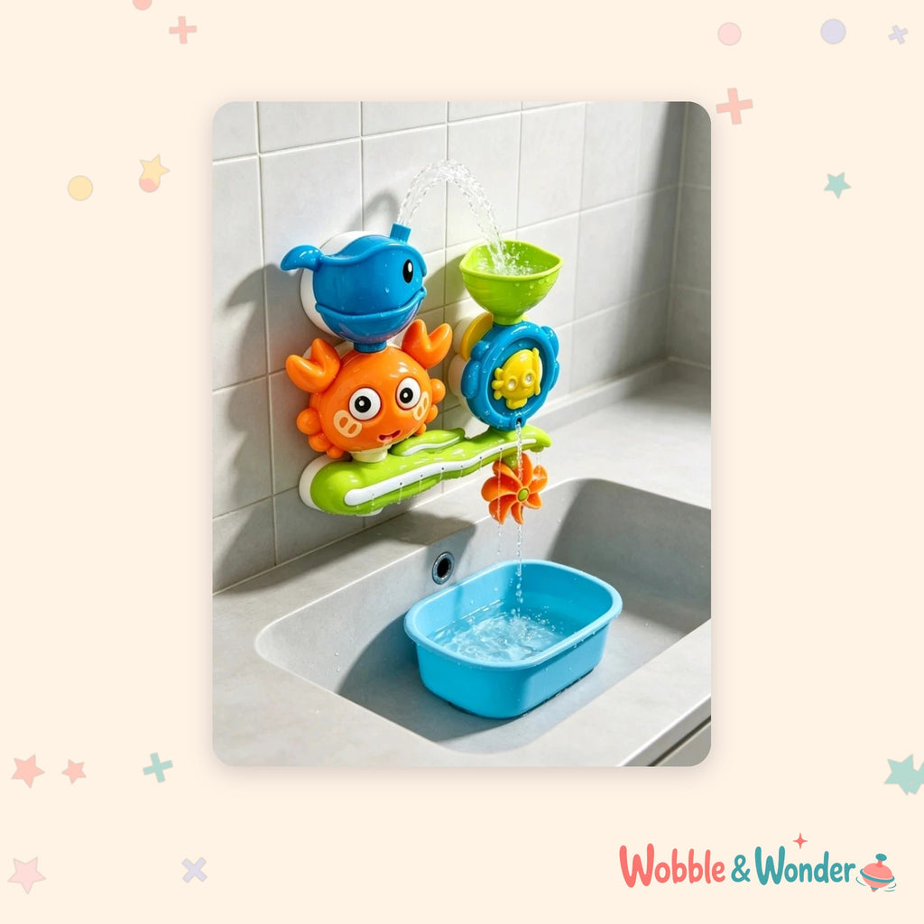 Crab Water Spinner Bath Toy