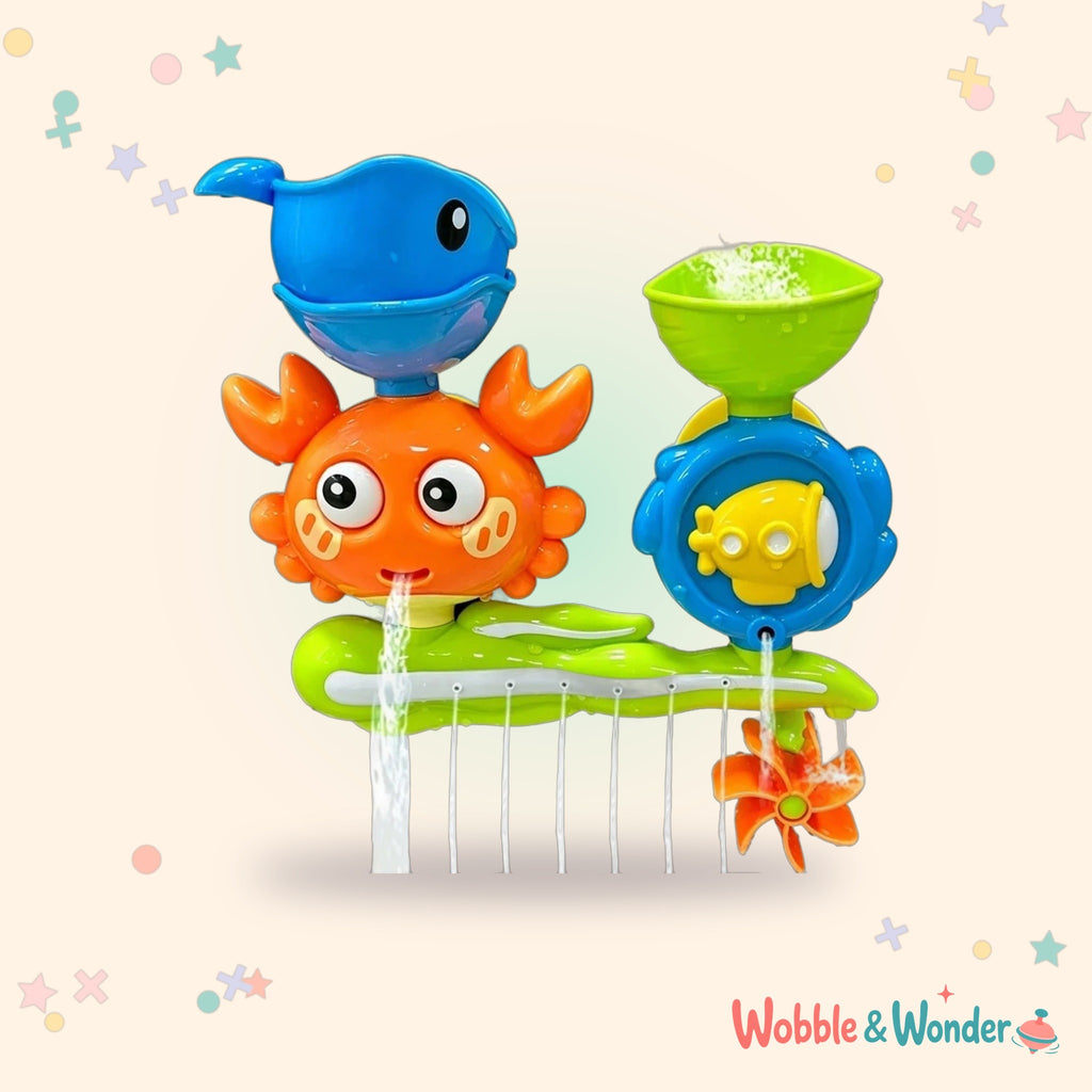 Crab Water Spinner Bath Toy