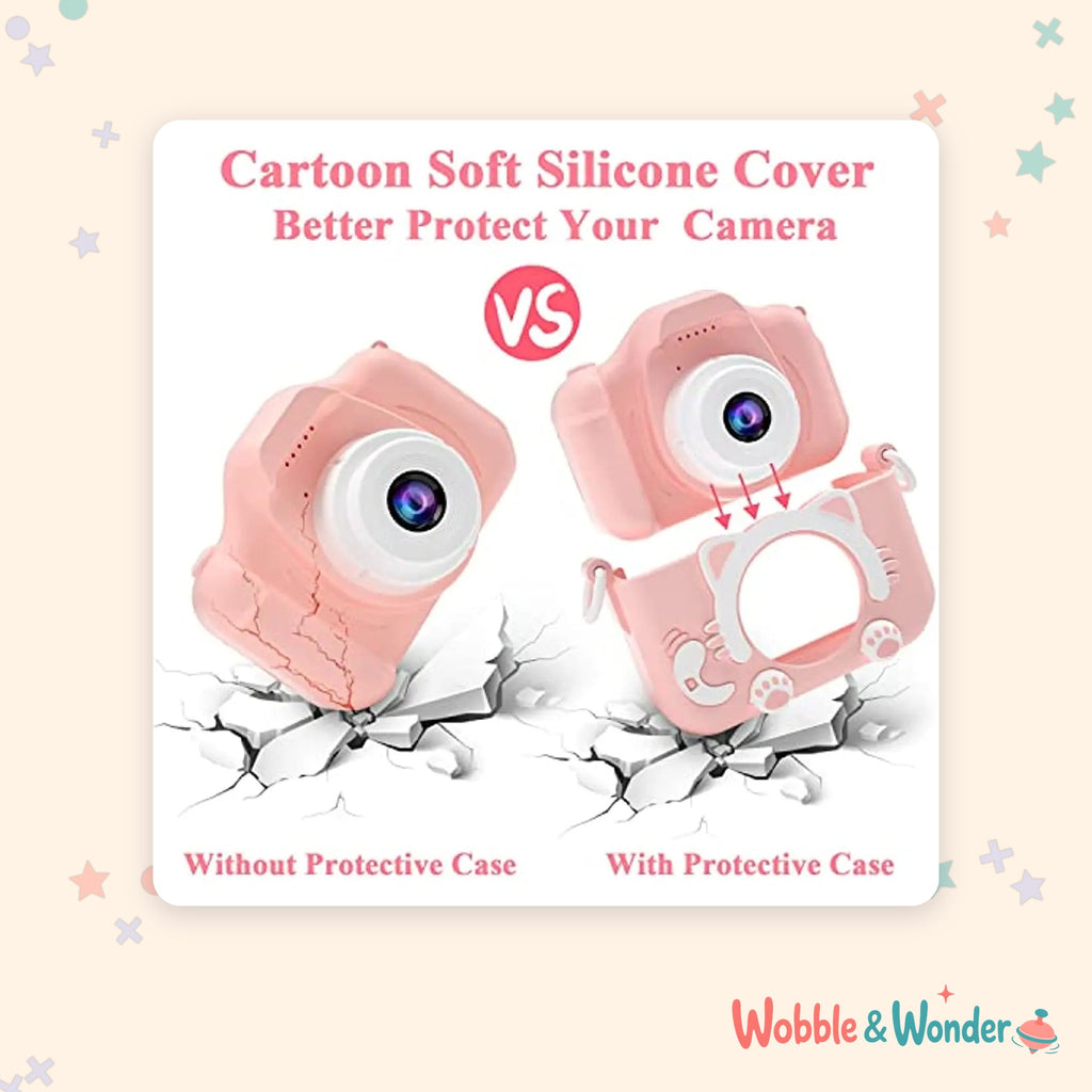 Kids Digital Camera with Silicone Case