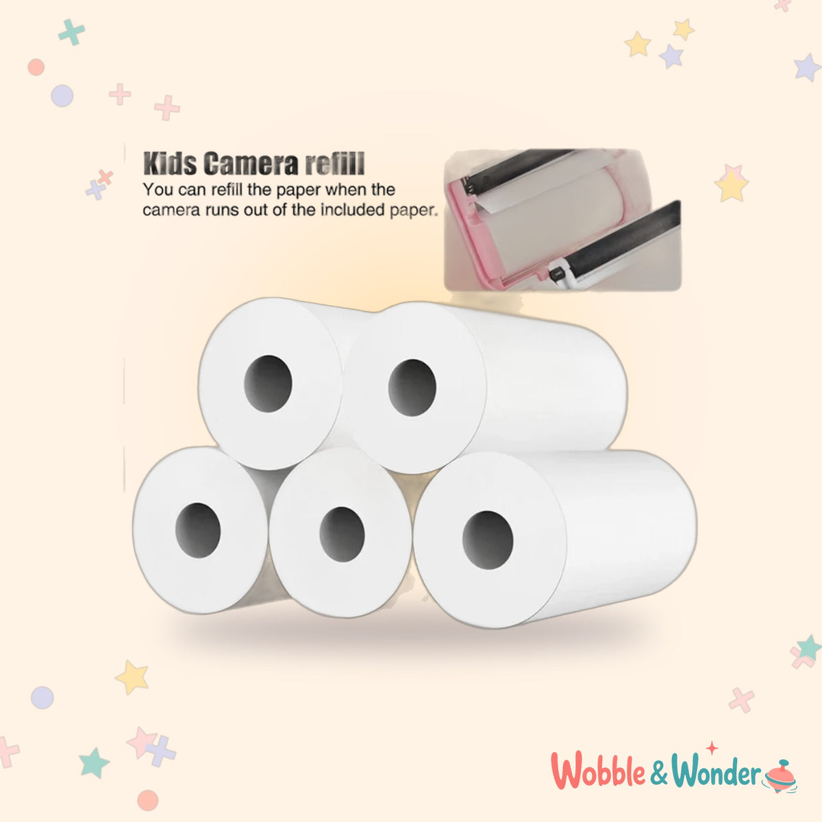 Refill Paper (5 Rolls)