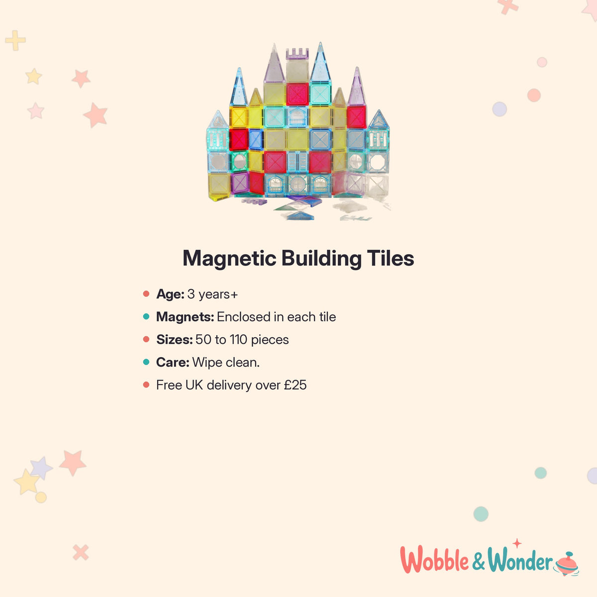 Magnetic Building Tiles Set