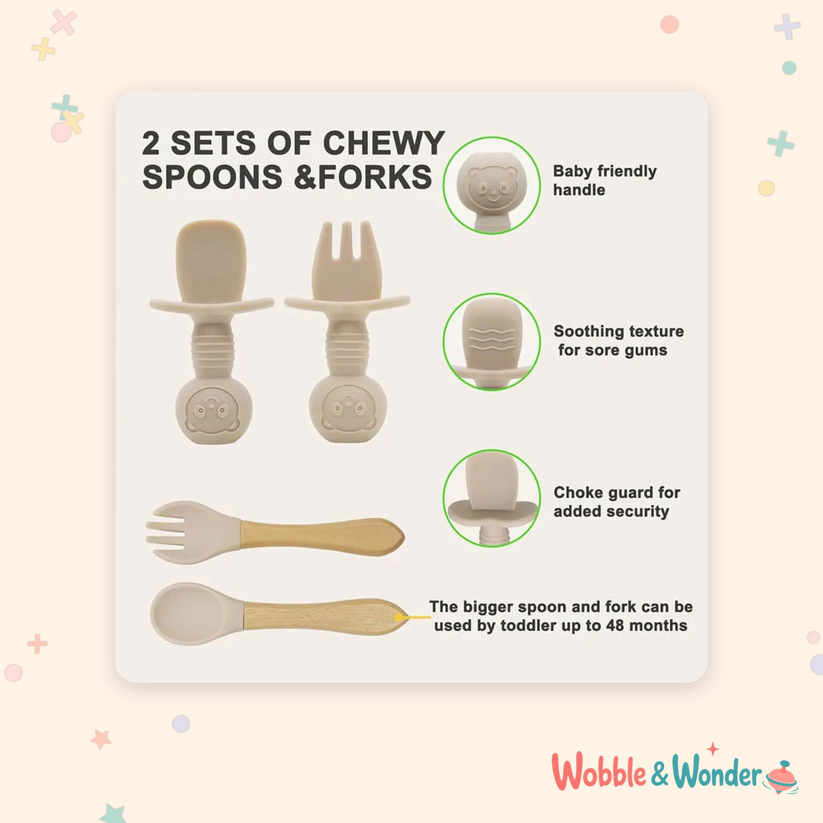 Personalised Silicone Feeding Set (8 Pieces)