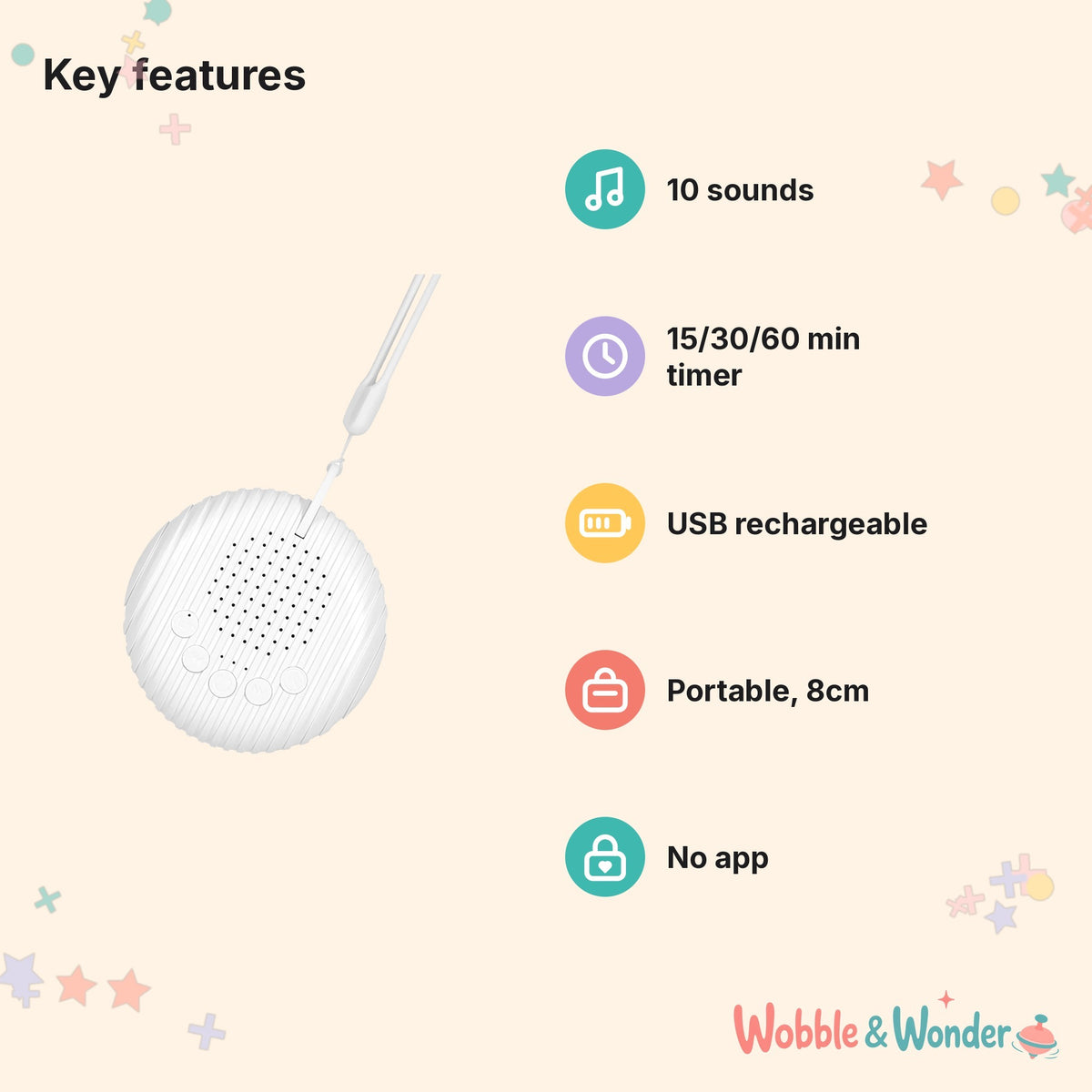 Hushpod – Portable White Noise Machine