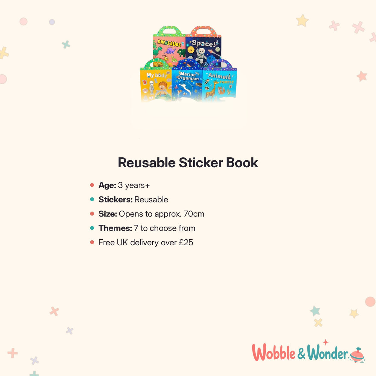 Reusable Scene Sticker Book