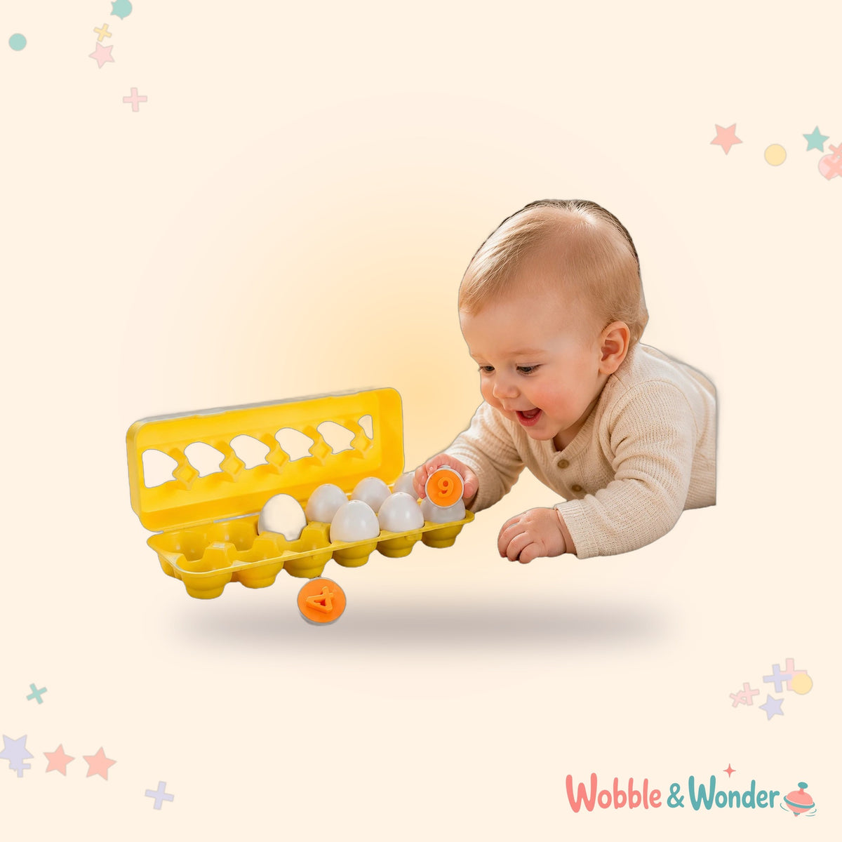 12 Number Eggs