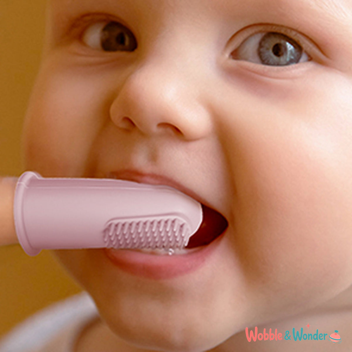 Silicone Finger Toothbrush with Case