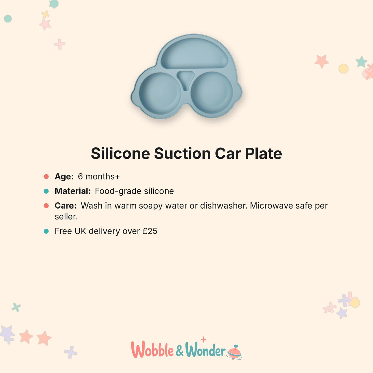Silicone Suction Car Plate