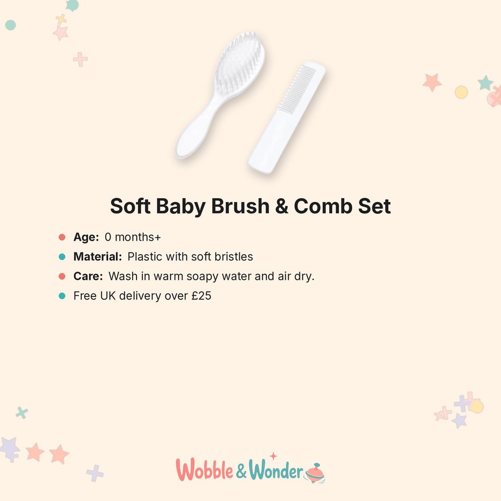 Soft Baby Brush & Comb Set