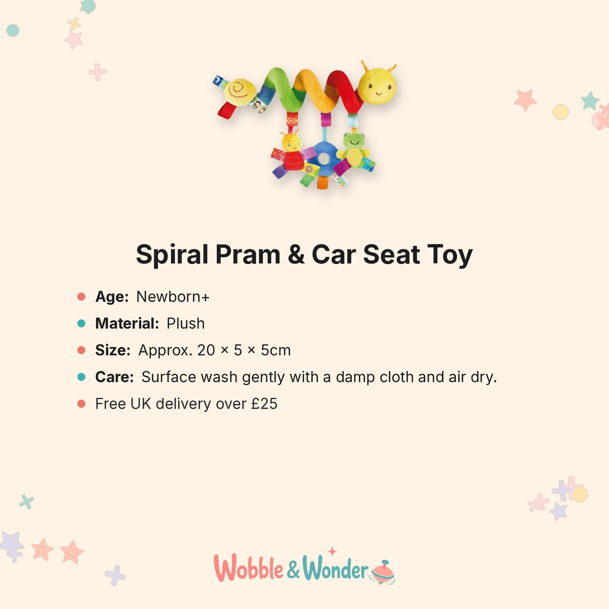 Spiral Pram & Car Seat Toy