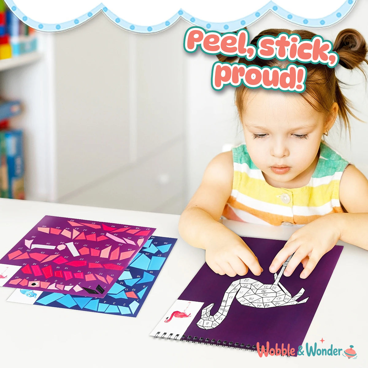 Sticker by Number Activity Book