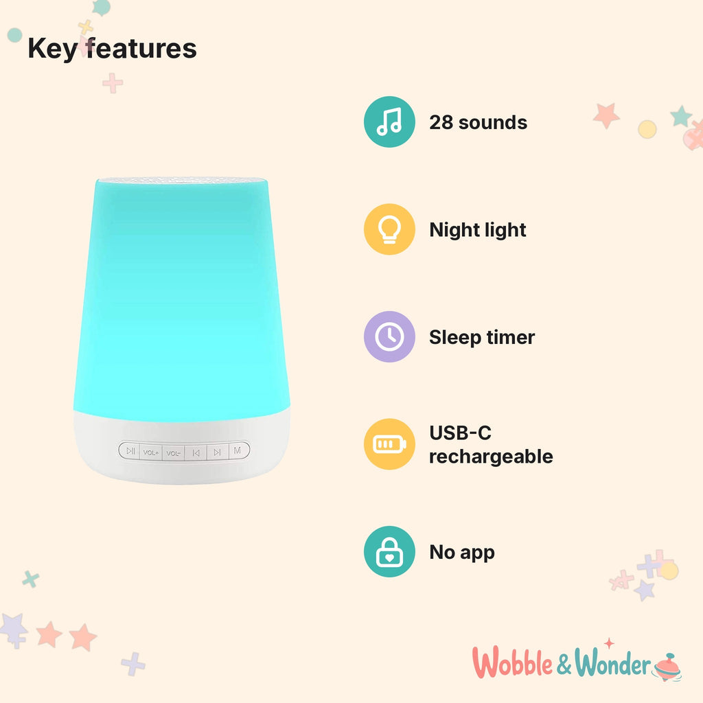 Dreamglow – White Noise Machine with Night Light