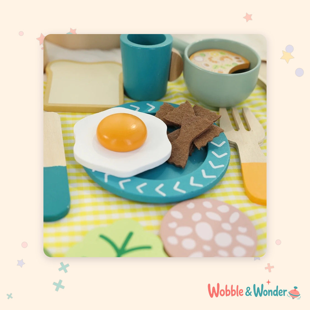Wooden Pots & Pans Cooking Play Set