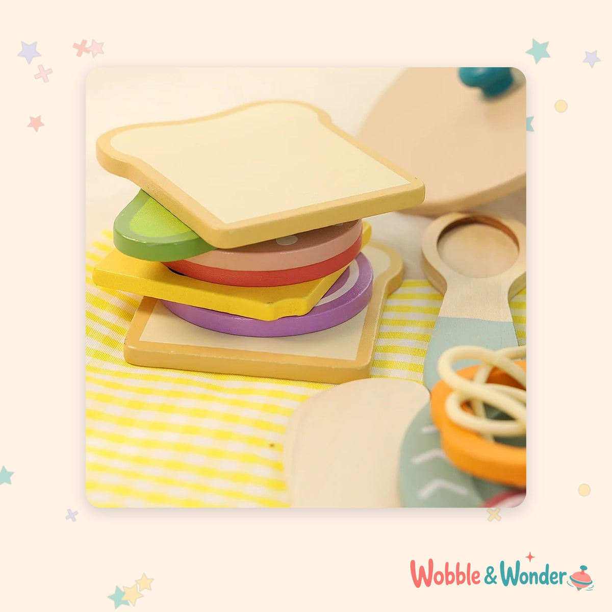 Wooden Pots & Pans Cooking Play Set