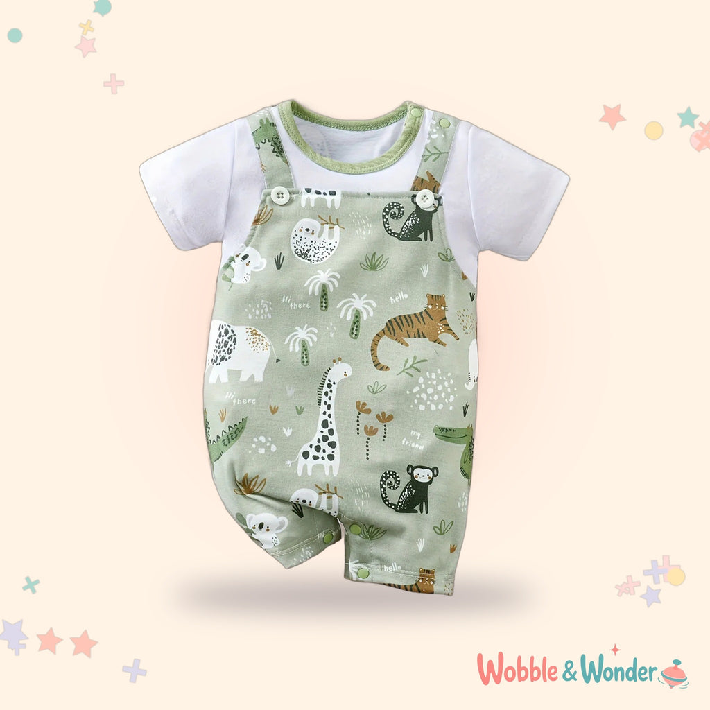 Zoo Animal Print Romper