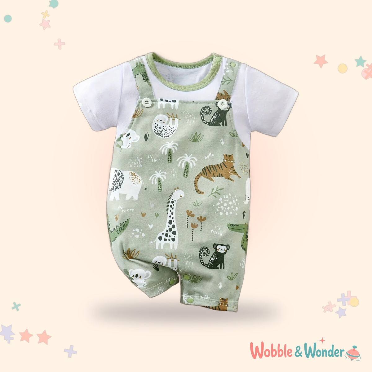 Zoo Animal Print Romper